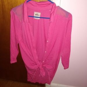 Hollister button up cardigan